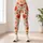 Coral Daisy Blooms For Yoga, Pilates, And Everyday Errands For Floral Style Lovers Leggings - 4