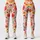 Coral Daisy Blooms For Yoga, Pilates, And Everyday Errands For Floral Style Lovers Leggings - 3