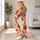Coral Daisy Blooms For Yoga, Pilates, And Everyday Errands For Floral Style Lovers Leggings - 11