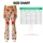Coral Daisy Blooms For Yoga, Pilates, And Everyday Errands For Floral Style Lovers Leggings - 7