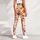 Coral Daisy Blooms For Yoga, Pilates, And Everyday Errands For Floral Style Lovers Leggings - 6