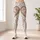 Pink Floral Heart Motif for Yoga, Pilates and Everyday Wellness Sessions for Women Leggings - 4