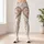 Pink Floral Heart Motif for Yoga, Pilates and Everyday Wellness Sessions for Women Leggings - 6
