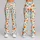 Orange Wildflower Sprigs for Yoga, Pilates, and Everyday Springtime Style for Women Leggings - 9