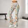 Orange Wildflower Sprigs for Yoga, Pilates, and Everyday Springtime Style for Women Leggings - 11