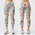 Orange Wildflower Sprigs for Yoga, Pilates, and Everyday Springtime Style for Women Leggings - 3