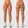 Coral Orange Wildflowers for Yoga, Pilates and Weekend Strolls, Everyday Wear for Women Leggings - 3
