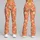 Coral Orange Wildflowers for Yoga, Pilates and Weekend Strolls, Everyday Wear for Women Leggings - 9
