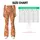 Coral Orange Wildflowers for Yoga, Pilates and Weekend Strolls, Everyday Wear for Women Leggings - 7