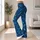 Teal Blue Feather Motifs For Yoga Pilates And Everyday Activewear Leggings - 11