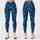 Teal Blue Feather Motifs For Yoga Pilates And Everyday Activewear Leggings - 3