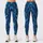 Teal Blue Feather Motifs For Yoga Pilates And Everyday Activewear Leggings - 1