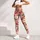 Daisy And Cherry Garden Motifs For Yoga, Pilates And Sunny Everyday Outings Leggings - 5
