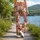 Daisy And Cherry Garden Motifs For Yoga, Pilates And Sunny Everyday Outings Leggings - 12