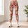 Daisy And Cherry Garden Motifs For Yoga, Pilates And Sunny Everyday Outings Leggings - 4