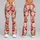 Daisy And Cherry Garden Motifs For Yoga, Pilates And Sunny Everyday Outings Leggings - 9