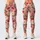 Daisy And Cherry Garden Motifs For Yoga, Pilates And Sunny Everyday Outings Leggings - 3