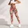 Daisy And Cherry Garden Motifs For Yoga, Pilates And Sunny Everyday Outings Leggings - 5
