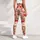 Daisy And Cherry Garden Motifs For Yoga, Pilates And Sunny Everyday Outings Leggings - 4