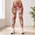 Daisy And Cherry Garden Motifs For Yoga, Pilates And Sunny Everyday Outings Leggings - 6