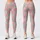 Blush Pink Circles and Emerald Stars for Yoga Pilates and Everyday Activewear Leggings - 3