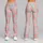 Blush Pink Circles and Emerald Stars for Yoga Pilates and Everyday Activewear Leggings - 9