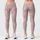 Blush Pink Circles and Emerald Stars for Yoga Pilates and Everyday Activewear Leggings - 1