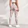 Soft Pink Wildflower Florals for Yoga, Pilates, and Everyday Studio-to-Street Style Leggings - 6