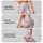 Soft Pink Wildflower Florals for Yoga, Pilates, and Everyday Studio-to-Street Style Leggings - 2