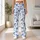 Blue Satin Bows for Yoga, Pilates, Commuting and Everyday Style Leggings - 12