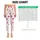 Bright Multicolor Five-Point Stars for Yoga, Pilates and Everyday Active Lifestyle Leggings - 1