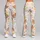 Cute Bear, Bunny And Chick Faces For Yoga, Pilates And Cozy Casual Days Leggings - 9