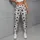 Ivory Four-Leaf Clover Motifs for Yoga, Pilates and Everyday Errands for Active Women Leggings - 6