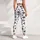 Ivory Four-Leaf Clover Motifs for Yoga, Pilates and Everyday Errands for Active Women Leggings - 5