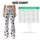 Ivory Four-Leaf Clover Motifs for Yoga, Pilates and Everyday Errands for Active Women Leggings - 7