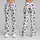 Ivory Four-Leaf Clover Motifs for Yoga, Pilates and Everyday Errands for Active Women Leggings - 9