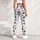 Ivory Four-Leaf Clover Motifs for Yoga, Pilates and Everyday Errands for Active Women Leggings - 5