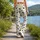 Charcoal Paw And Golden Bone Motifs For Pet-Loving Yoga And Everyday Errands Leggings - 12
