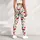 Red Cherry and Green Leaf Motifs for Yoga, Pilates and Everyday Chic Activewear Style Leggings - 5