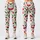 Red Cherry and Green Leaf Motifs for Yoga, Pilates and Everyday Chic Activewear Style Leggings - 3