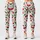 Red Cherry and Green Leaf Motifs for Yoga, Pilates and Everyday Chic Activewear Style Leggings - 1