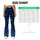 Navy Gradient Hearts for Yoga, Gym Workouts and Outdoor Running Leggings - 7
