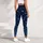 Navy Gradient Hearts for Yoga, Gym Workouts and Outdoor Running Leggings - 4