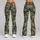 Muted Sage Woodland Camouflage earth-tone organic shapes Muted Sage Woodland Camo for Yoga, Leggings - 9