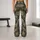 Muted Sage Woodland Camouflage earth-tone organic shapes Muted Sage Woodland Camo for Yoga, Leggings - 10