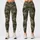 Muted Sage Woodland Camouflage earth-tone organic shapes Muted Sage Woodland Camo for Yoga, Leggings - 1