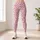 Blush Pink Hearts for Casual Activewear and Everyday Romantic Style Leggings - 4