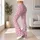 Blush Pink Hearts for Casual Activewear and Everyday Romantic Style Leggings - 12