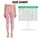 Blush Pink Hearts for Casual Activewear and Everyday Romantic Style Leggings - 3