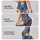 Blue Rust Floral Blooms for Yoga, Pilates and Everyday Movement for Active Women Leggings - 2